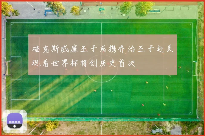 福克斯威廉王子或携乔治王子赴美观看世界杯将创历史首次